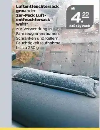 NETTO Luftentfeuchtersack Grau Oder 2er-pack Luftentfeuchtersack Weiß Angebot