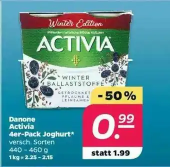 NETTO Danone Activia 4er-pack Joghurt Angebot