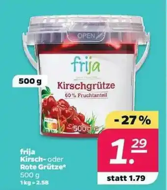 NETTO Frija Kirsch- Oder Rote Grütze Angebot