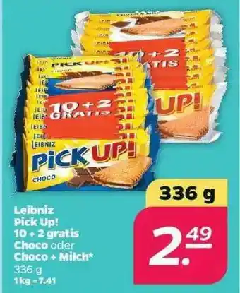 NETTO Leibniz Pick Up! 10 + 2 Gratis Choco Oder Choco + Milch Angebot