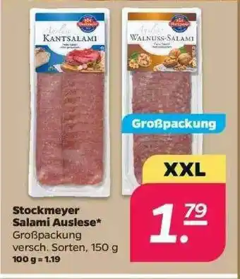 NETTO Stockmeyer Salami Auslese Angebot