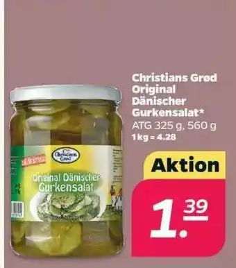 NETTO Christians Gred Original Dänischer Gurkensalat Angebot