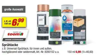 toom Baumarkt Sprühlacke Angebot
