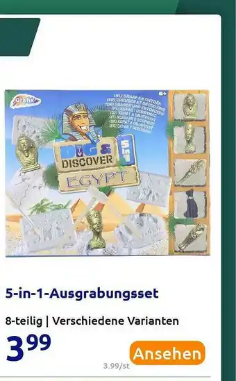 Action 5 In 1 Ausgrabungsset Angebot