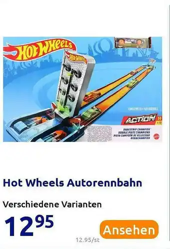 Action Hot Wheels Autorennbahn Angebot