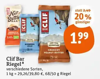 tegut Clif Bar Riegel Angebot