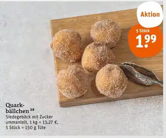 tegut Quarkbällchen Angebot