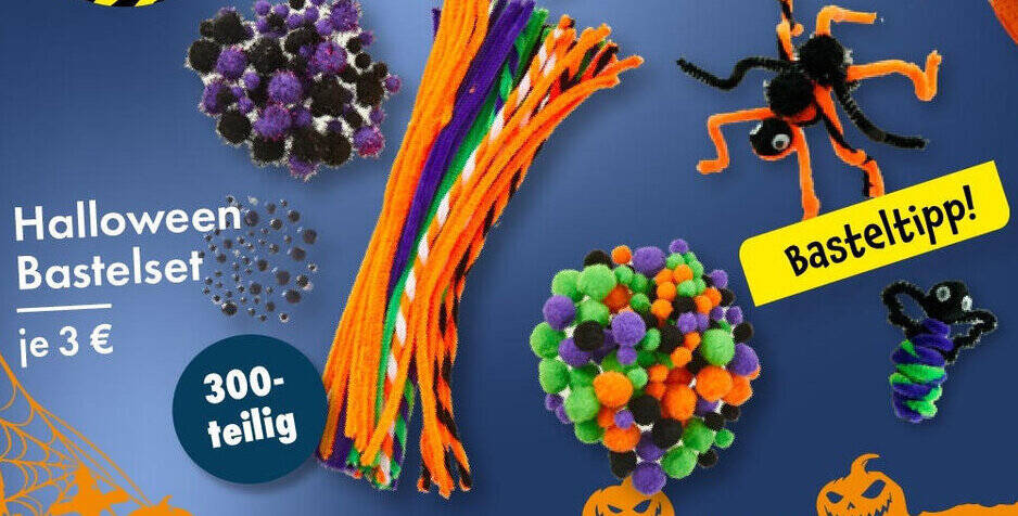 Halloween Bastelset Angebot bei TEDi