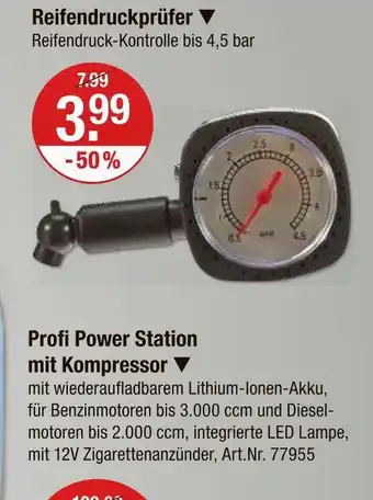 V Markt Reifendruckprüfer Angebot