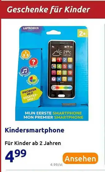 Action Kindersmartphone Laptronics Angebot