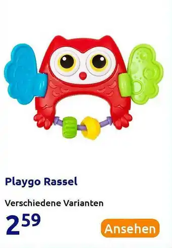 Action Playgo Rassel Angebot