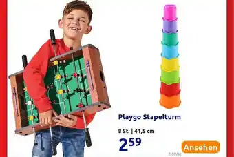 Action Playgo Stapelturm Angebot