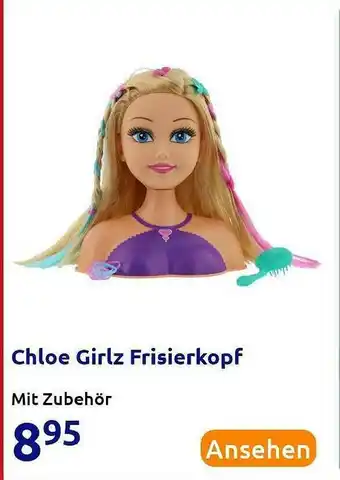 Action Chloe Girlz Frisierkopf Angebot