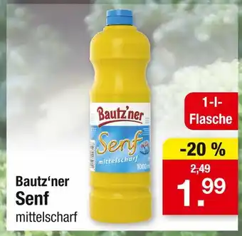 Zimmermann Bautz'ner senf mittelscharf Angebot