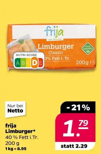 NETTO Frija limburger Angebot
