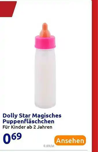 Action Dolly Star Magisches Puppenfläschchen Angebot