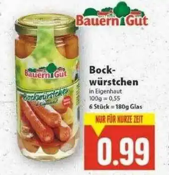 E-Center Bauern Gut Bockwürstchen Angebot