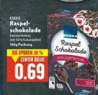 E-Center Edeka Raspelschokolade Angebot