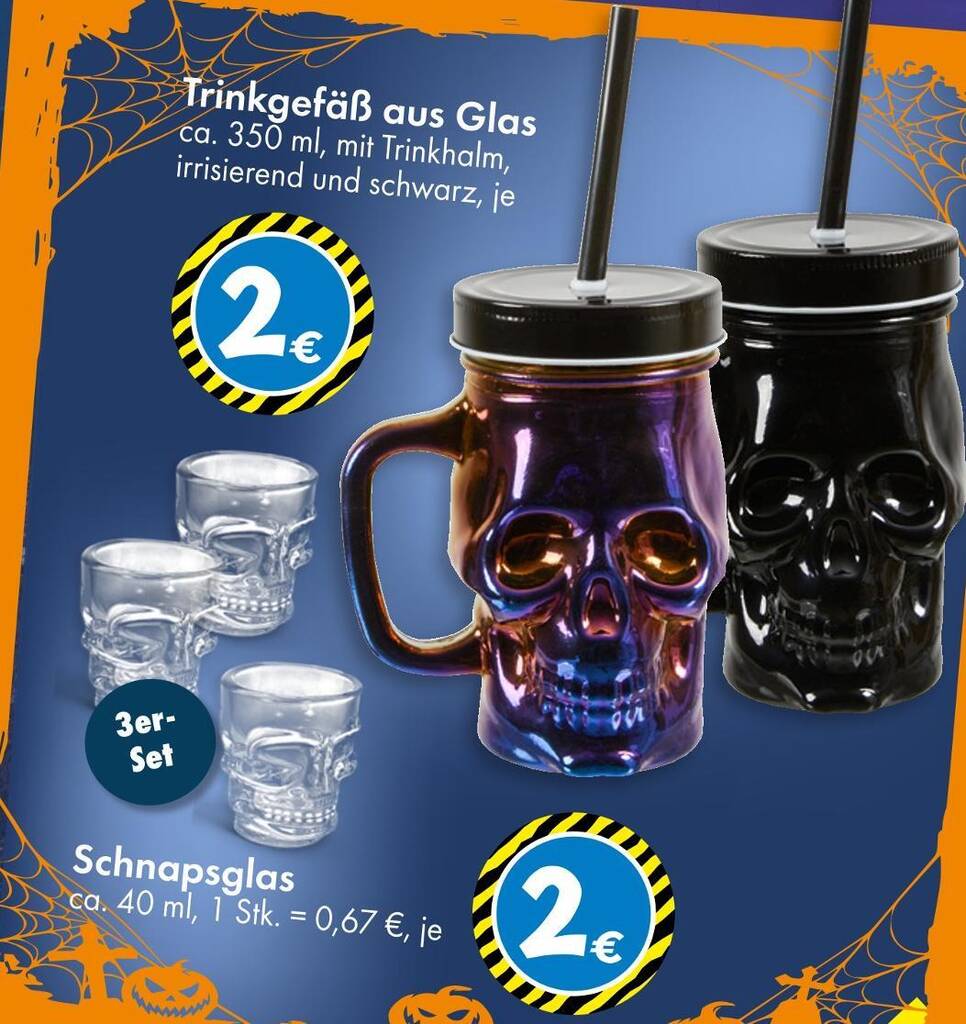 Trinkgefäß aus glas oder schnapsglas Angebot bei TEDi