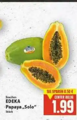 E-Center Edeka Papaya „solo“ Angebot