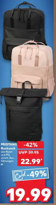 Kaufland MUSTANG Rucksack Angebot