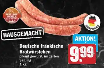 Hit Deutsche fränkische Bratwürstchen Angebot
