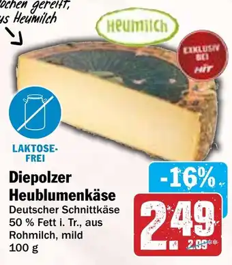 HIT Diepolzer Heublumenkäse Angebot