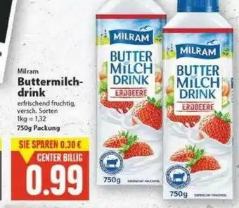 E-Center Milram Buttermilchdrink Angebot