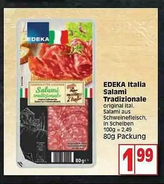 Edeka Edeka Italia Salami Tradizionale Angebot