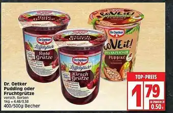 Edeka Dr. Oetker Pudding Oder Fruchtgrütze Angebot