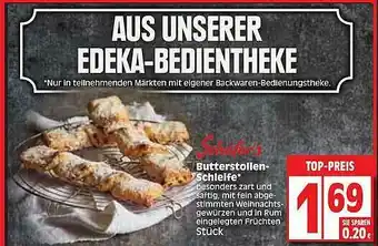 Edeka Schäfer's Butterstollen Schleife Angebot