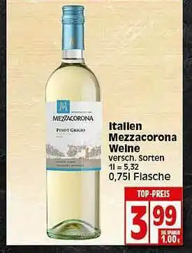 Elli Markt Italien Mezzacorona Weine Angebot