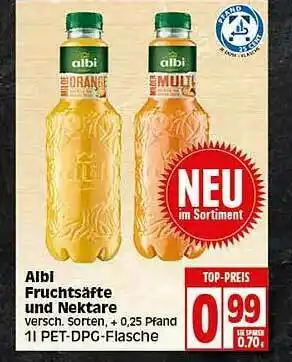 Elli Markt Albi Fruchtsäfte Und Naktare Angebot