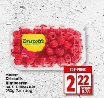 Elli Markt Marokko Driscolls Himbeeren Angebot