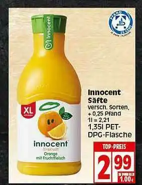 Elli Markt Innocent Säfte Angebot