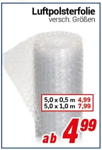 CENTERSHOP Luftpolsterfolie Angebot