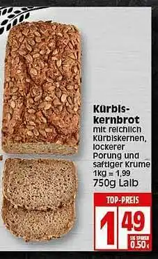 Elli Markt Kürbis Kernbrot Angebot