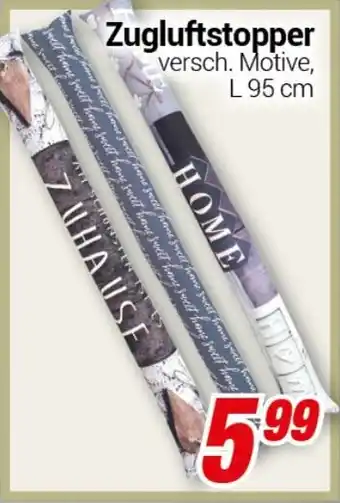 CENTERSHOP Zugluftstopper Angebot