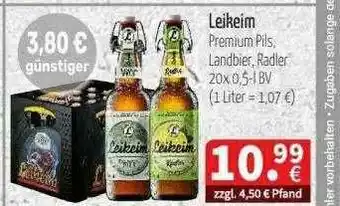 Getränke Quelle Leikeim Premium Pils Angebot