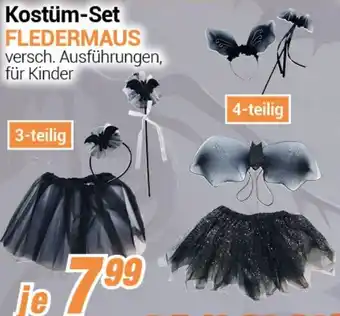 CENTERSHOP Kostüm-Set FLEDERMAUS Angebot
