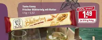 REWE Kaufpark Tante Fanny Frischer Blätterteig Mit Butter Angebot