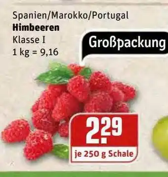 REWE Kaufpark Spanien-marokko-portugal Himbeeren Angebot