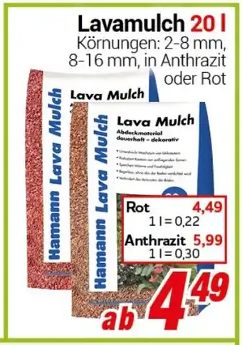 CENTERSHOP Lavamulch Angebot