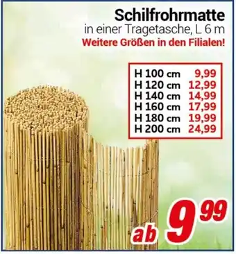 CENTERSHOP Schilfrohrmatte Angebot