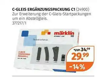 Müller C-gleis Ergänzungspackung C1 Angebot