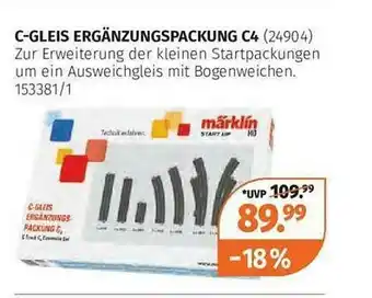 Müller C-gleis Ergänzungspackung C4 Angebot