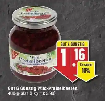 Edeka Gut & Günstig Wild-preiselbeeren Angebot