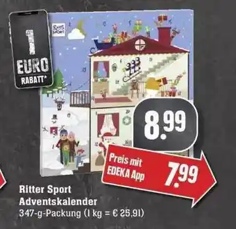 Edeka Ritter Sport Adventskalender Angebot