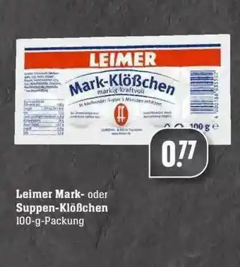 Edeka Leimer Mark- Oder Suppen-klößchen Angebot