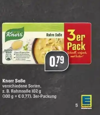 Edeka Knorr Soße Angebot